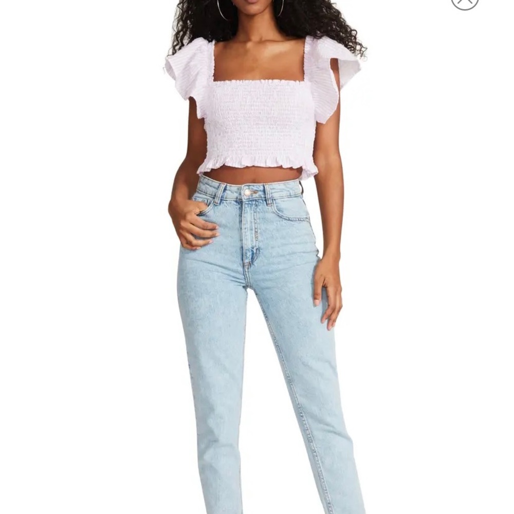 BB Dakota crop waffle top